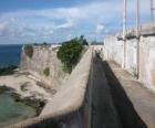Μοζαμβίκη νησί, μια οχυρωμένη πόλη της Μοζαμβίκης, πρώην πορτογαλική εμπορικός σταθμός βρίσκεται επί της διαδρομής θάλασσα στην Ινδία. Μοζαμβίκη.